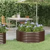 Image de vidaXL Lit surélevé de jardin Acier enduit de poudre marron318985