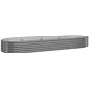 Image de Vidaxl JardiniÃ¨re De Jardin Acier Enduit De Poudre 322x100x36 Cm Gris