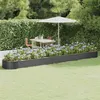 Image de vidaXL Lit surélevé de jardin Acier enduit de poudre Anthracite319016