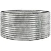 Image de Vidaxl JardiniÃ¨re ArgentÃ© 140x140x68 Cm Acier Enduit De Poudre