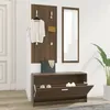 Image de Vidaxl Salon De Jardin 5 Pcs Avec Coussins Anthracite Bois De Pin