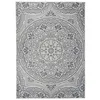 Image de vidaXL Tapis à tissage plat d'extérieur 200x280 cm Motif bleu340833