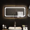 Image de vidaXL Miroir de salle de bain à LED 80x40 cm