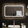 Image de vidaXL Miroir de salle de bain à LED 80x50 cm