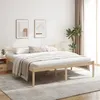 Image de vidaXL Lit pour personne âgée 200x200 cm bois massif de pin