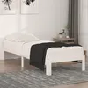 Image de vidaXL Cadre de lit sans matelas blanc 75x190 cm810326