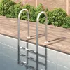 Image de vidaXL Échelle de piscine 54x38x158 cm acier inoxydable 30493458