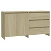 Image de vidaXL Buffets 2 pcs ChÃªne sonoma Bois d'ingÃ©nierie