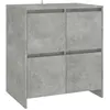 Image de Buffets 2 pcs Gris béton Bois d'ingénierie