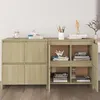 Image de vidaXL Buffets 2 pcs Chêne Sonoma 70x41x75 cm Bois d'ingénierie3098091