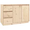 Image de vidaXL Buffet 111x34x75 cm Bois massif de pin