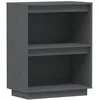 Image de vidaXL Armoire console Gris 60x34x75 cm Bois de pin solide