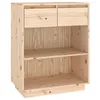 Image de vidaXL Armoire console 60x34x75 cm Bois de pin solide