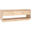 Image de vidaXL Vidaxl Meuble Tv 110,5x34x40 Cm Bois De Pin Massif