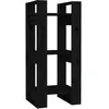 Image de vidaXL BibliothÃ¨que/SÃ©parateur de piÃ¨ce Noir 41x35x91 cm Pin solide