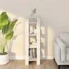 Image de vidaXL Bibliothèque/Séparateur de pièce Blanc 41x35x125 cm Pin solide813865
