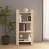 Image de vidaXL Bibliothèque/Séparateur de pièce 60x35x125 cm Bois massif813884