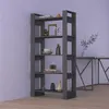 Image de vidaXL Bibliothèque/Séparateur de pièce Gris 80x35x160 cm Bois massif813911