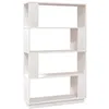 Image de vidaXL BibliothÃ¨que/SÃ©parateur de piÃ¨ce Blanc 80x25x132 cm Pin solide