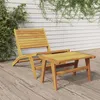 Image de Vidaxl Chaise De Jardin Avec Repose-Pieds Bois De Teck Solide