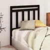 Image de vidaXL Tête de lit Noir 96x4x100 cm Bois massif de pin814078