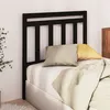 Image de vidaXL Tête de lit Noir 106x4x100 cm Bois massif de pin