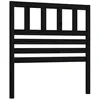 Image de vidaXL TÃªte de lit Noir 81x4x100 cm Bois massif de pin