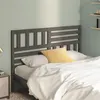 Image de vidaXL Tête de lit Gris 141x4x100 cm Bois massif de pin814141