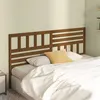 Image de vidaXL Tête de lit Marron miel 186x4x100 cm Bois massif de pin
