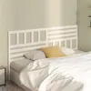 Image de vidaXL Tête de lit Blanc 206x4x100 cm Bois massif de pin