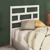 Image de vidaXL Tête de lit Blanc 81x4x100 cm Bois massif de pin