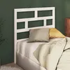 Image de vidaXL Tête de lit Blanc 96x4x100 cm Bois massif de pin