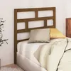 Image de vidaXL Tête de lit Marron miel 106x4x100 cm Bois massif de pin