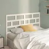 Image de vidaXL Tête de lit Blanc 156x4x100 cm Bois massif de pin