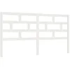 Image de vidaXL TÃªte de lit Blanc 206x4x100 cm Bois massif de pin