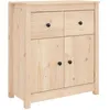Image de vidaXL Vidaxl Buffet 70x35x80 Cm Bois Massif De Pin