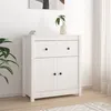 Image de vidaXL Buffet blanc 70x35x80 cm bois massif de pin813750