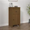 Image de vidaXL Buffet marron miel 40x35x80 cm bois massif de pin813760