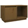 Image de vidaXL Meuble TV Marron miel 74x35x44 cm Bois de pin massif