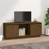 Image de vidaXL Meuble TV Marron miel 110,5x35x44 cm Bois de pin massif814342