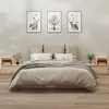 Image de vidaXL Tables de chevet 2 pcs Gris 60x34x51 cm Bois de pin solide