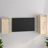 Image de vidaXL Meubles TV 2 pcs Bois massif de pin