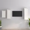 Image de vidaXL Meubles TV 3 pcs Blanc Bois massif de pin3100160