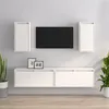 Image de vidaXL Meubles TV 4 pcs Blanc Bois massif de pin3100170