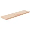 Image de vidaXL Panneau d'étagère 80x20x2,5 cm Bois de chêne massif non traité