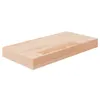 Image de vidaXL Panneau d'étagère 40x20x4 cm Bois de chêne massif non traité