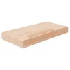 Image de vidaXL Panneau d'Ã©tagÃ¨re 40x20x4 cm Bois de chÃªne massif non traitÃ©