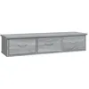 Image de vidaXL Armoire murale Sonoma gris 88x26x18,5 cm Bois d'ingÃ©nierie