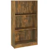 Image de vidaXL Vidaxl Bibliothèque Chêne Fumé 60x24x109 Cm Bois D'ingénierie