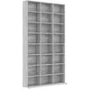 Image de vidaXL Vidaxl Armoire À Cd Sonoma Gris 102x23x177,5 Cm Bois D'ingénierie